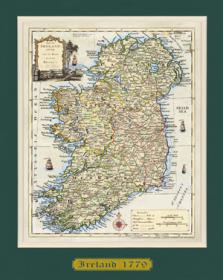 AM - Ancient Ireland Map 1779