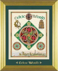 Celtic World Framed